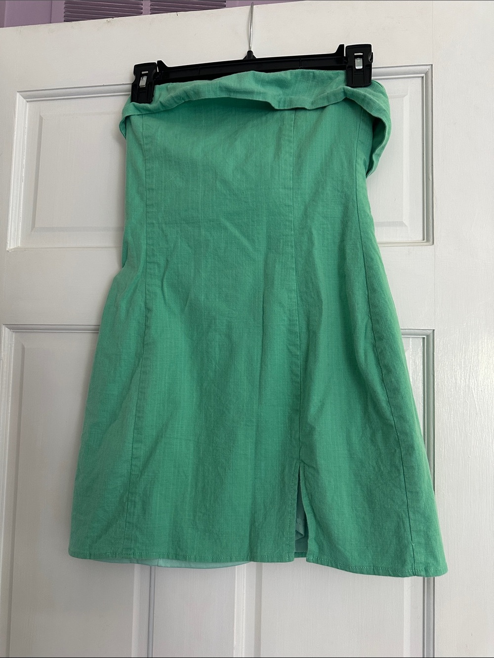 Strapless Mint Green Summer Dress